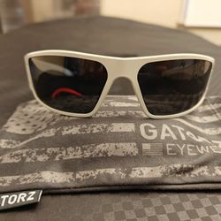 Gatorz Magnum Polarized Cerakote White Tactical Military Sunglasses  Made In USA

