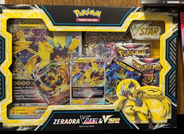Zeraora Vmax & Vstar Battle Box $55