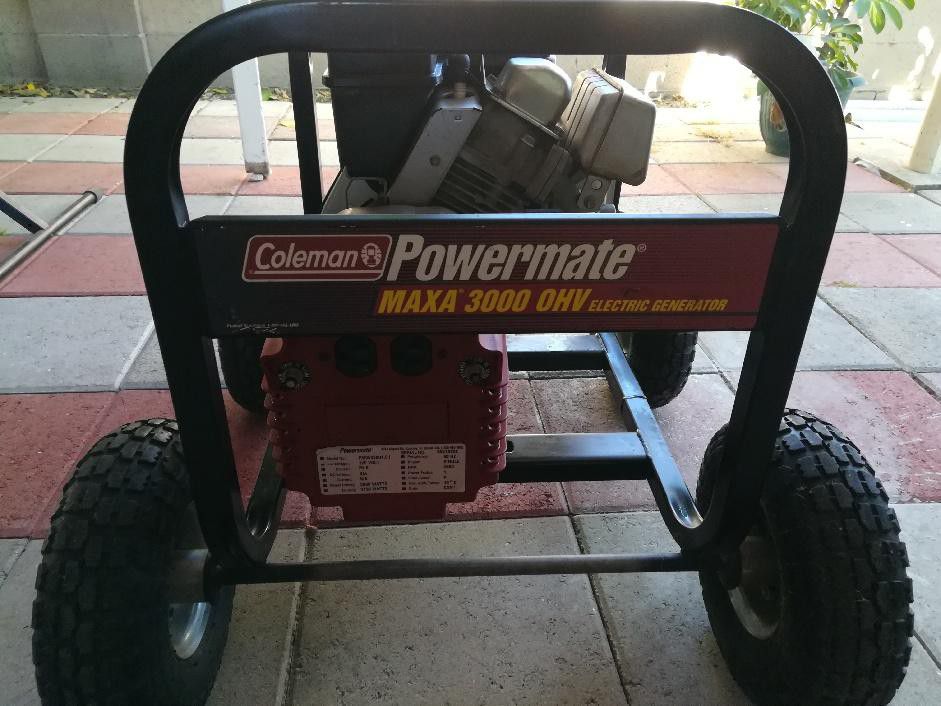 Coleman 3000 watt generator 120v