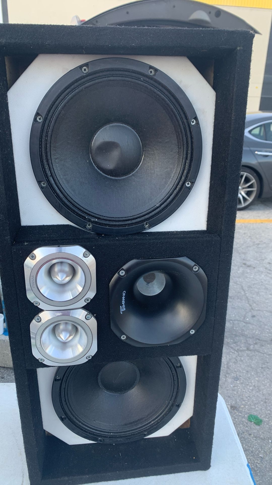 Top Mad Range 3 Tweeter And Two 12 Mad Range Speakers 