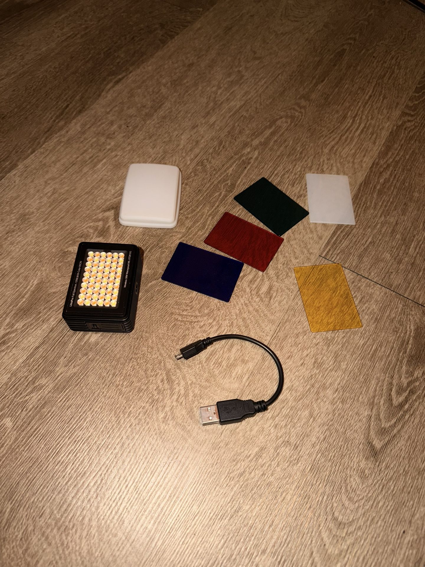 LITRA LitraPro Bi-Color On-Camera Light with Dome Diffuser, Shoe Mount & USB Cable