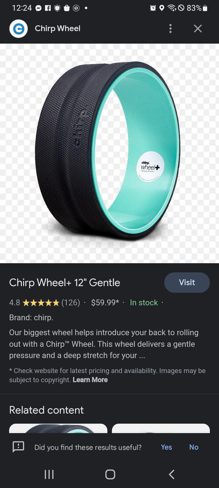 Chirp Wheel 12" Gentle