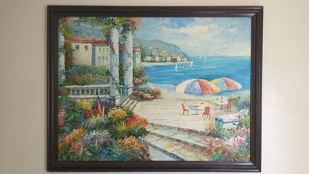 Original A.W.D Impasto Painting