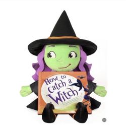 Child’s first book How to Catch a Witch with plush doll