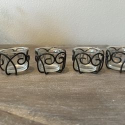 4 Votive Holders