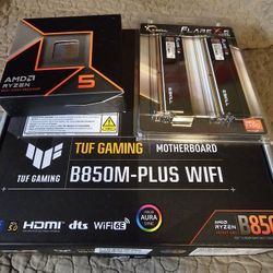 AMD RYZEN 5 9600x, ASUS B850M, G.SKILL 32GB RAM KIT