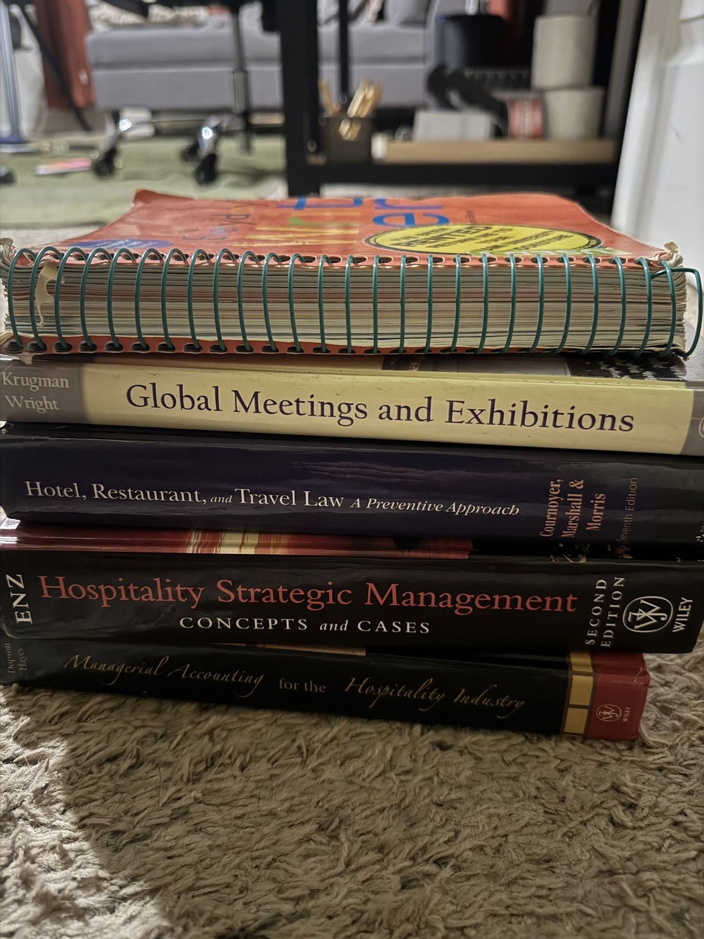 Hospitality textbooks