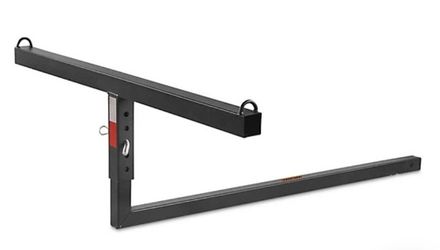Hitch-mount truck bed extender