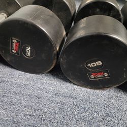 105 Pound Dumbbells 