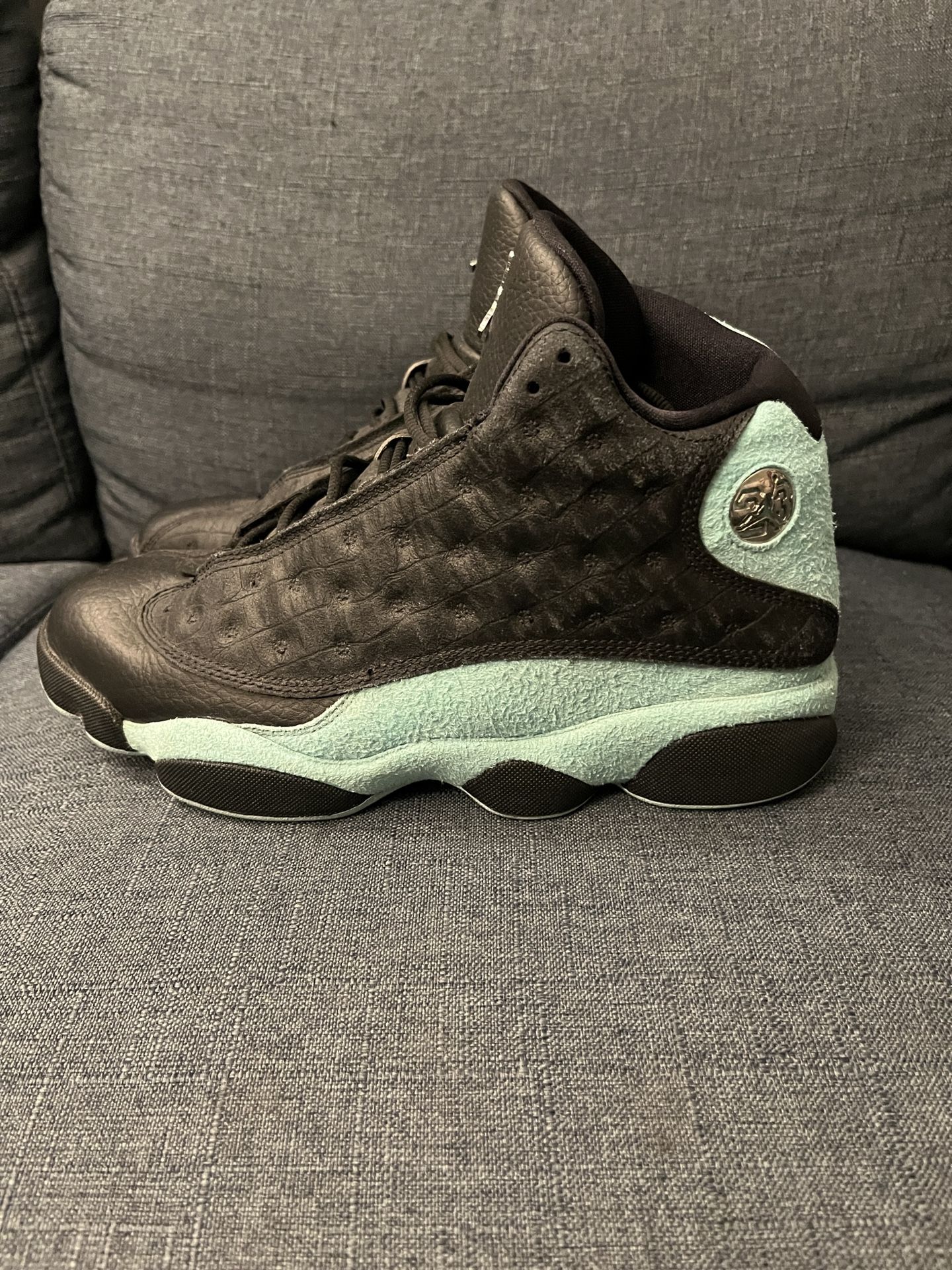 Jordan 13 Retro Black Island Green