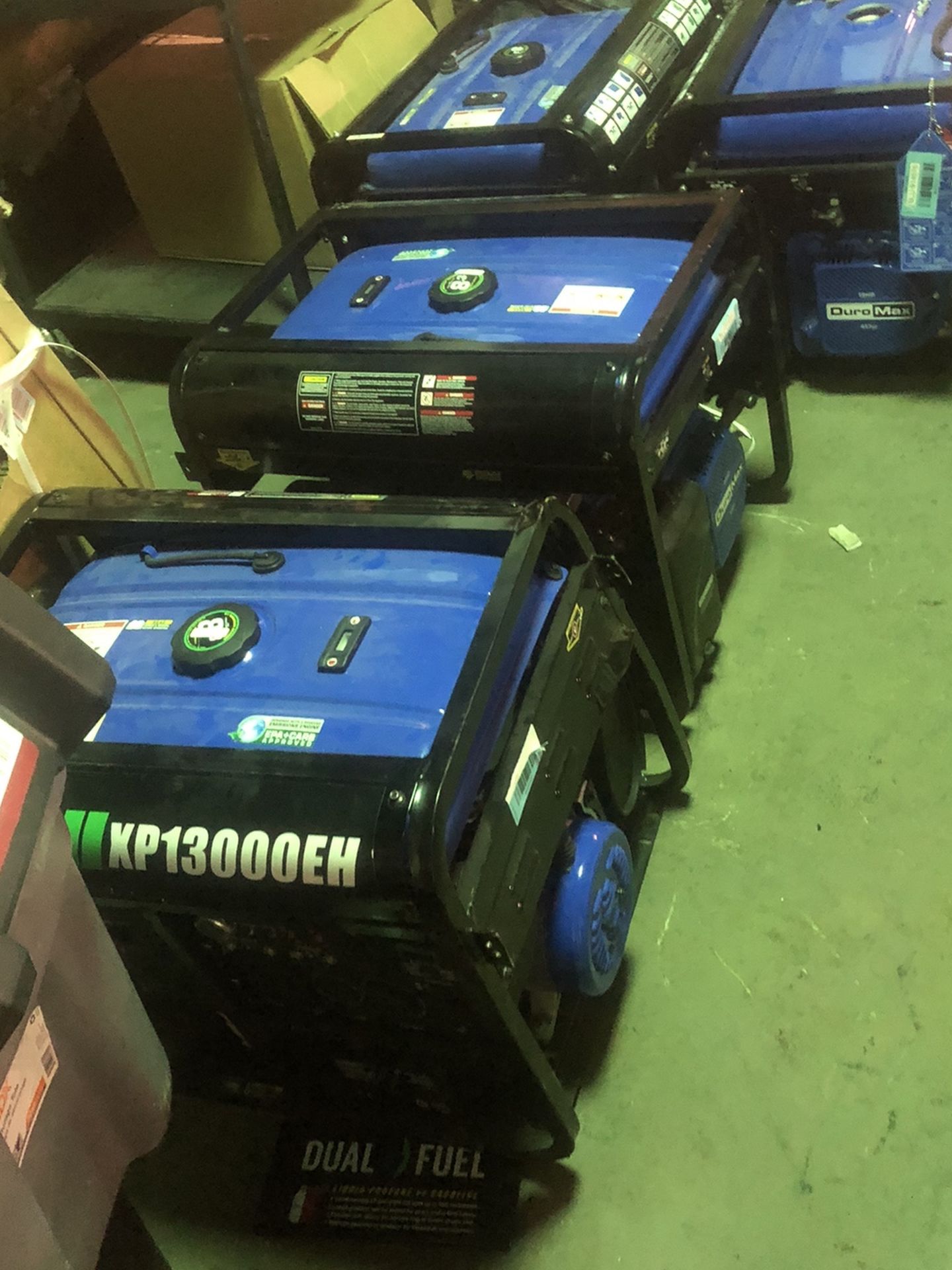 4 DuroMax Hybrid Dual Fuel Generators XP12000EH XP 13000EH