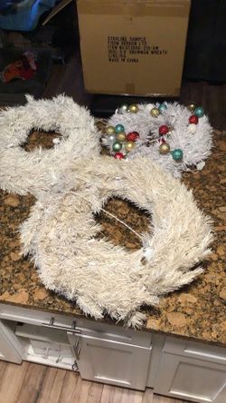Snow Wreath Set of 3