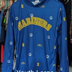 Youth Large Mariners Light Sweatshirt 