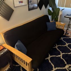 Futon - Light Wood Finish
