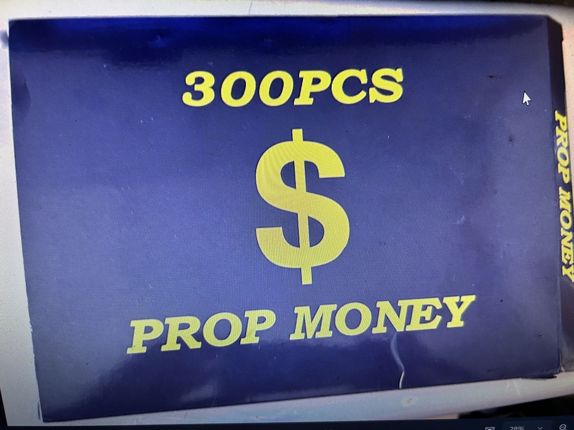 Brand new box of prop bills used on stage and then movies