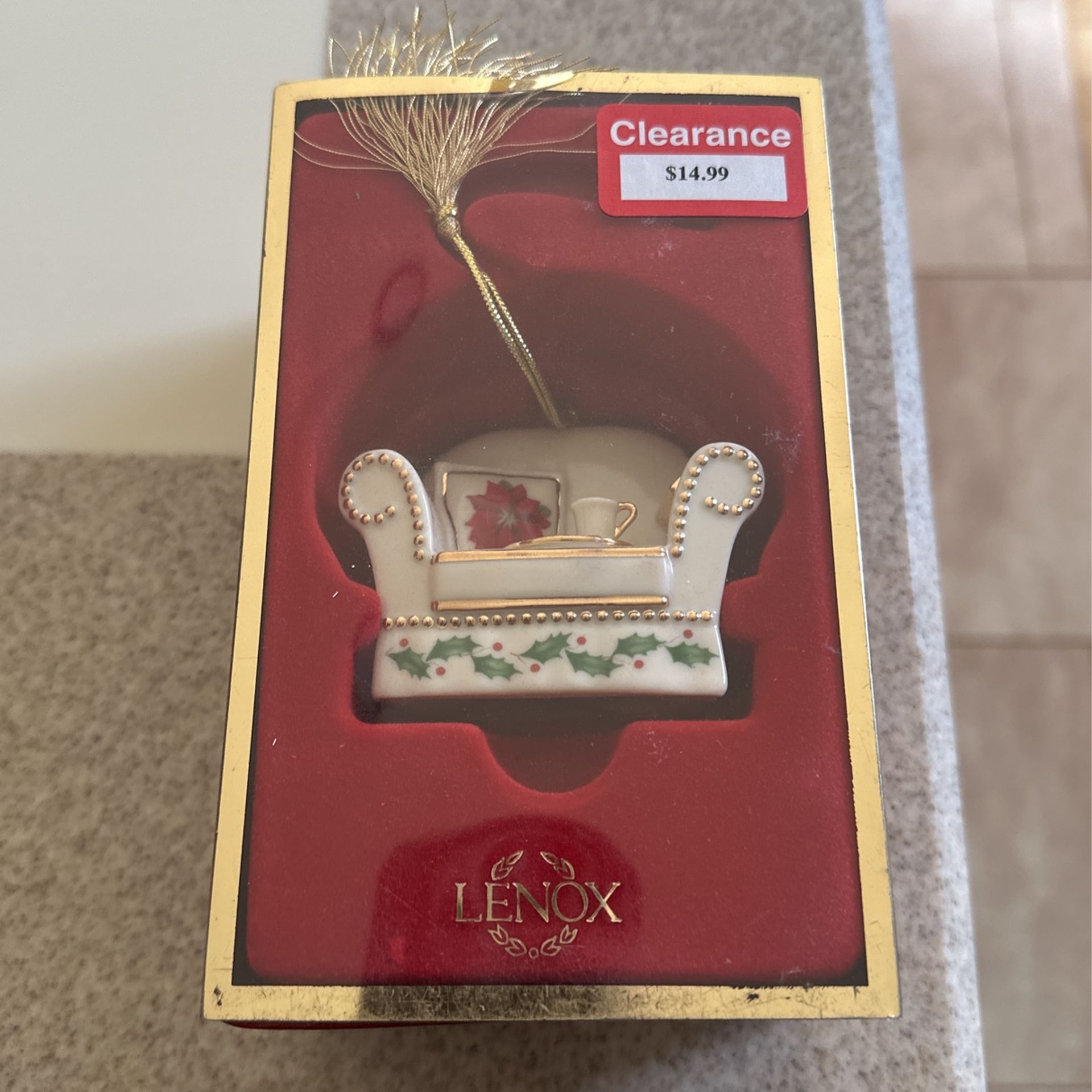 Lenox Holiday Chair Ornament 