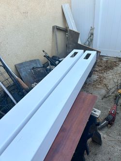 Vinyl fence posts