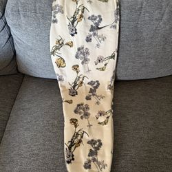 Nike Sportswear Mens XL Club Fleece Cream Pants Floral DQ3484-072