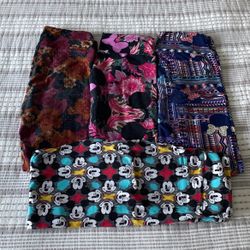 Disney LuLaRoe ONE SIZE Leggings Minnie And Mickey Mouse Print