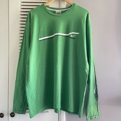 Vintage Y2K Nike Swoosh Long sleeves Crewneck T-shirt