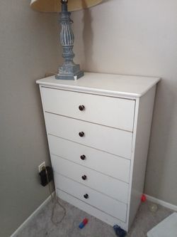 White dresser