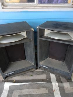 $120 FOR BOTH 15 INCH YAMAHA SPEAKERS