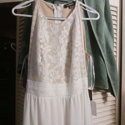 Wedding Dress/ Chic Sheer Dress