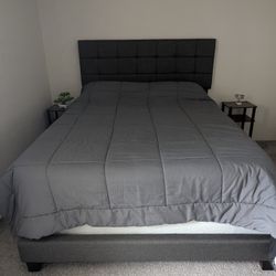 ⚡ Queen Bed Frame & Box Spring Combo! ⚡