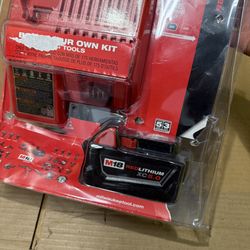 Milwaukee M18 18-Volt Lithium-Ion XC Starter Kit with One 5.0Ah Battery and Charger  