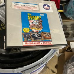 Book of Desert storm trading cards plus some cool extras