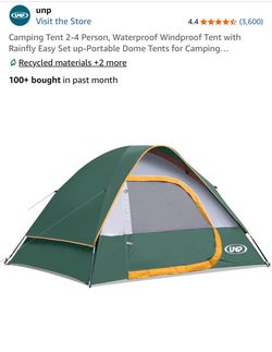 UNP Dome Camping Tent 2-4 Person