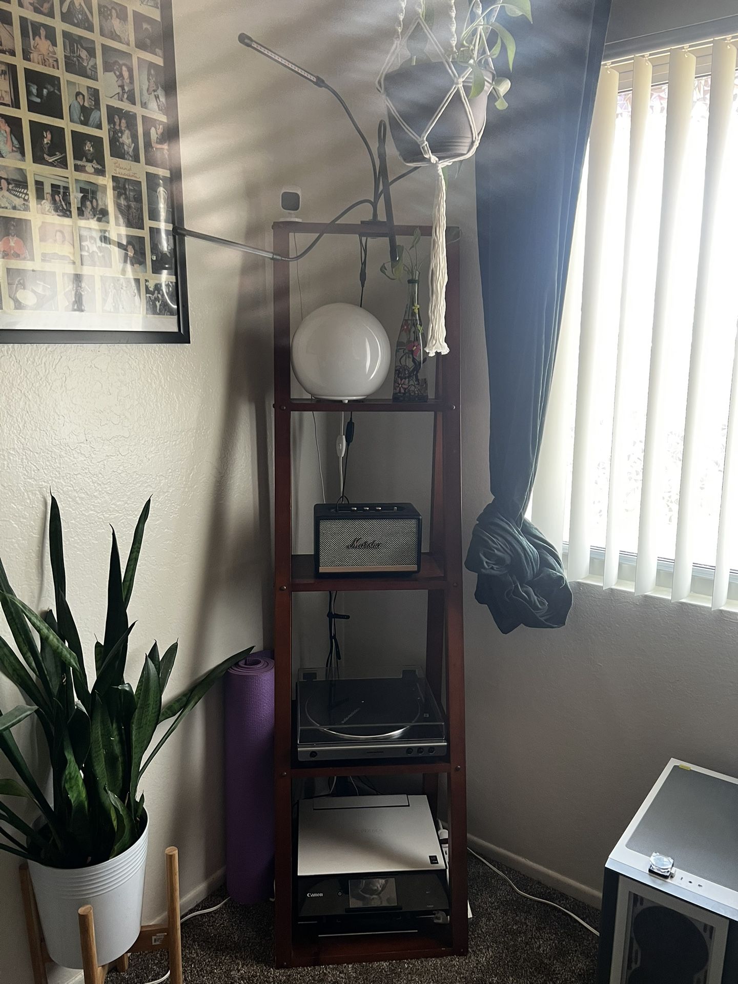 Pier 1 Imports Wood Ladder Shelf 