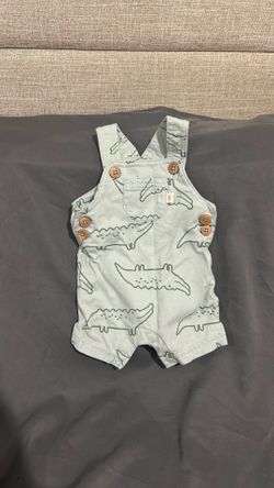 Newborn boy overalls