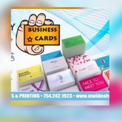 We do Signs+Printing and Design