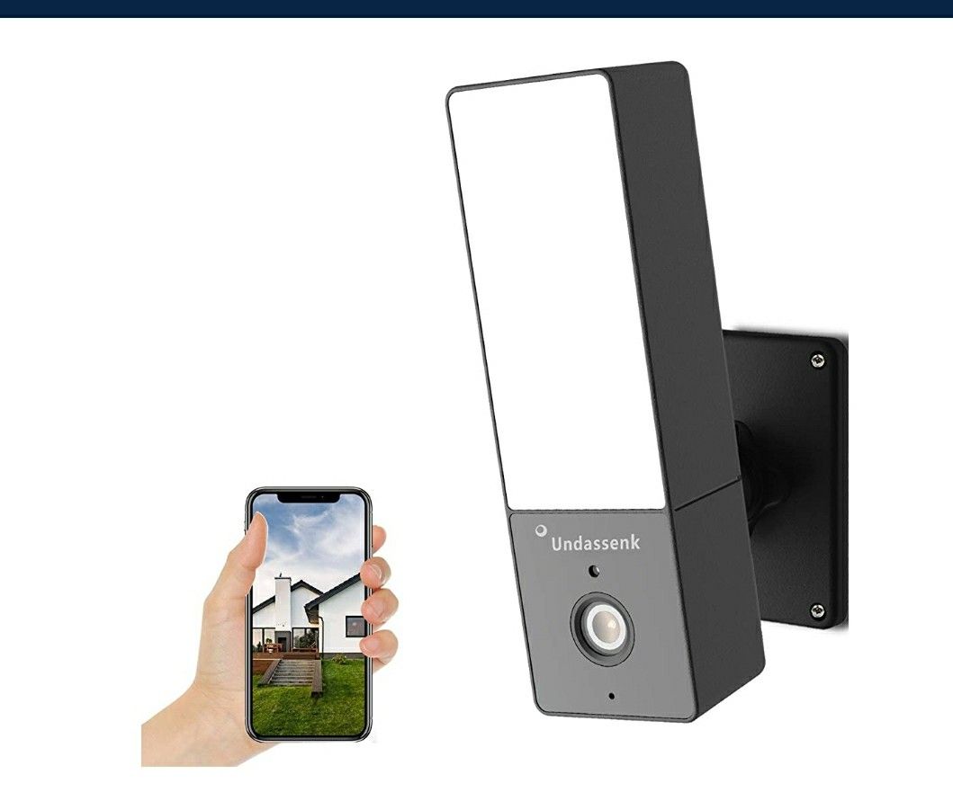 Outdoor Security Camera, 1080P Wi-Fi Floodlight Camera, 2-Way Audio, IP65 NEW ½ PRICE
