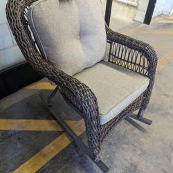Wicker Sitting Rocker New
