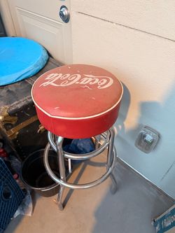 Coca-Cola bar stool vintage