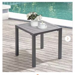 Grey outdoor table (still in box)