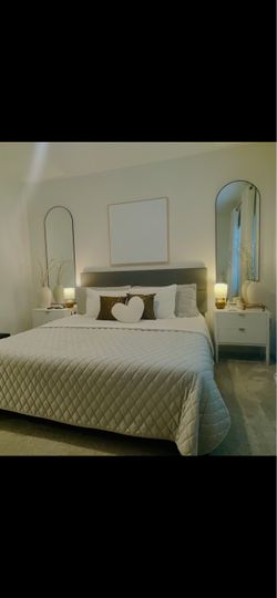 2 Arched Narrow Mirrors