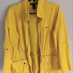 Yellow Full Zip Jacket