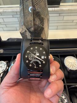 Bulova Precisionist Watch | Black Stainless Steel
