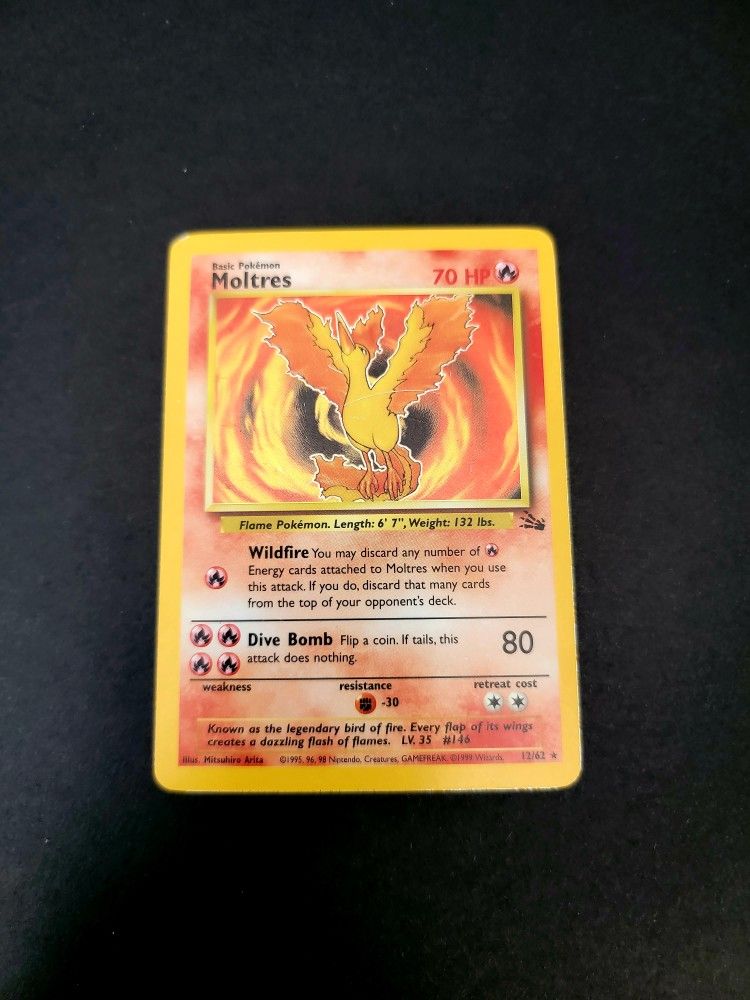 First Edition Moltres Pokemon Card for Sale in Alvarado, TX - OfferUp