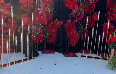 Candelabra rose gold