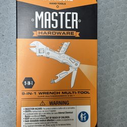 Workzone Master Hardware 9-in-1 Wrench Multi-Tool