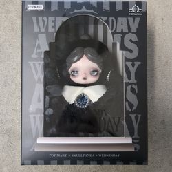 Popmart authentic Wednesday Addams plush Pendents each