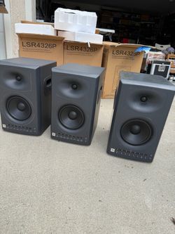 JBL PRO MONITORS (3) LSR 4326 P