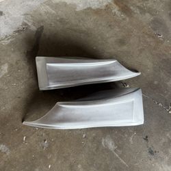For 09-19 Nissan 370Z Rear Bumper Lip Aprons Spat SS-Style Polyurethane 2PCS
