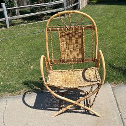 Mid Century Modern Bamboo Chair