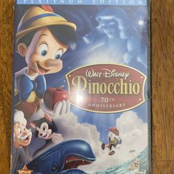 Disney’s Pinocchio DVD - Platinum Edition - NEW