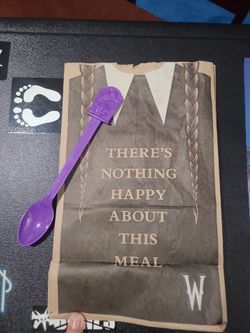 Wednesday Happy Meal toy